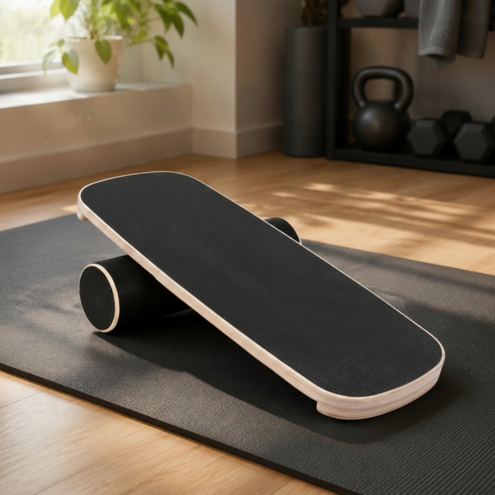 Wooden Balance Board Textured  - огляд і ціна Balance Board Fitness