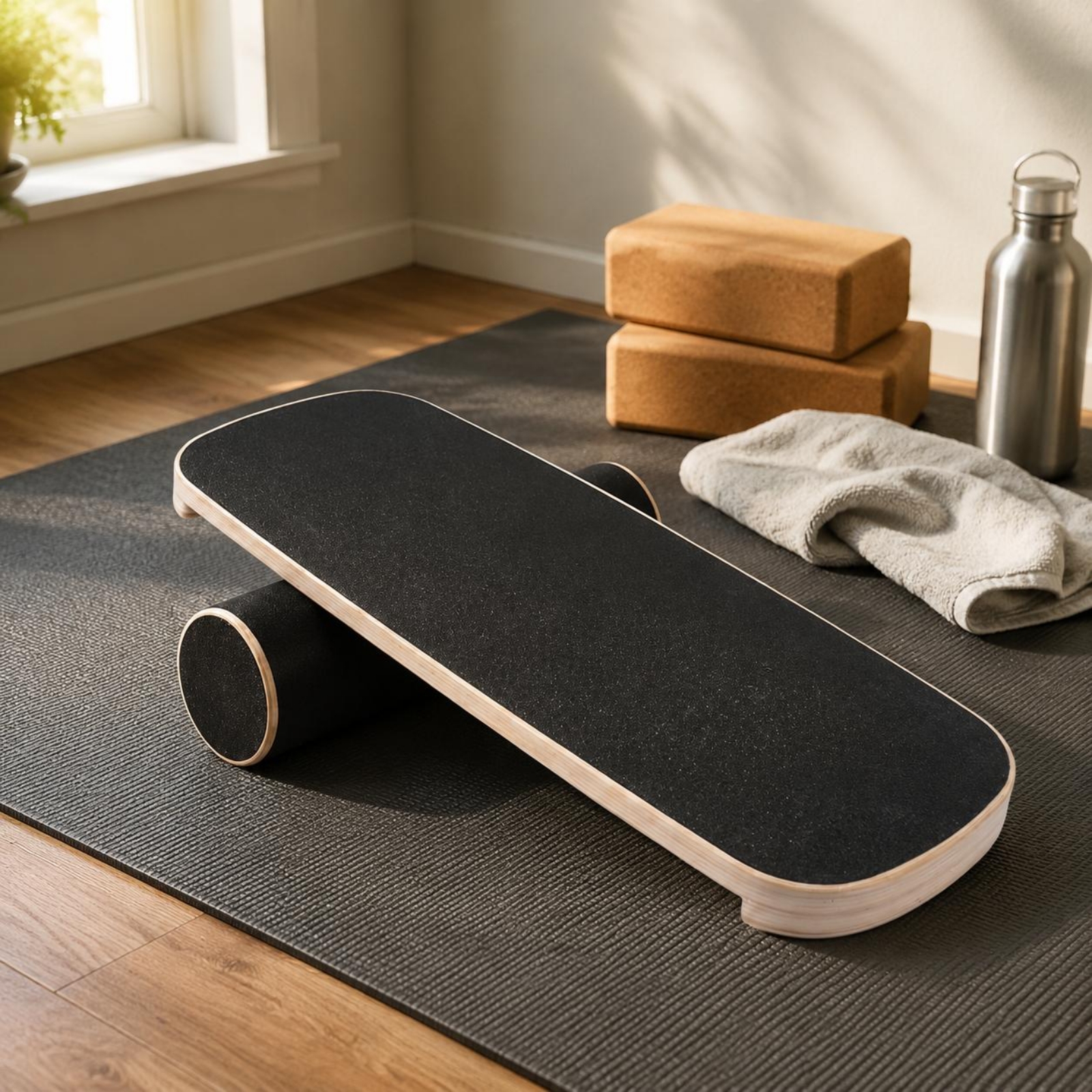 Wooden Balance Board Textured  - огляд і ціна Balance Board Fitness