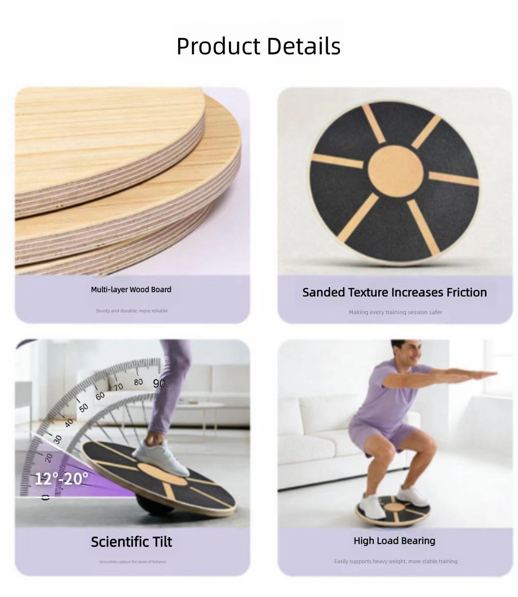 Wooden Wobble Balance Training - огляд і ціна Balance Board Fitness